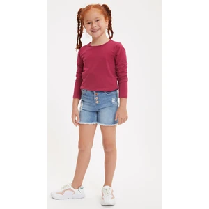 Kız Çocuk Regular Fit Bisiklet Yaka Uzun Kollu Body N8486A620AU