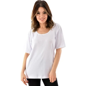 3 Adet  0141 Yarım Kol Atlet Beyaz