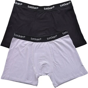 2 Adet Erkek Tatkan Modal  Boxer Siyah-A.gri