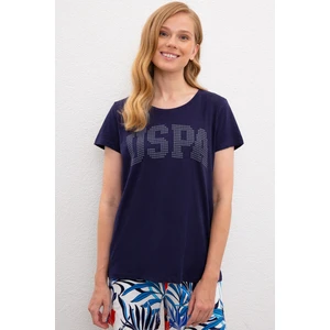 U.S. Polo Assn. Kadın Lacivert T-Shirt 50219882-VR033