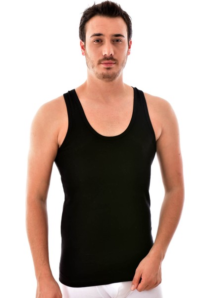 1304 Erkek Spor Elasthan Atlet Siyah