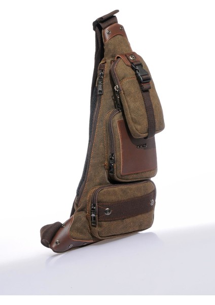ÇÇS30700 Kahve Erkek Body Bag