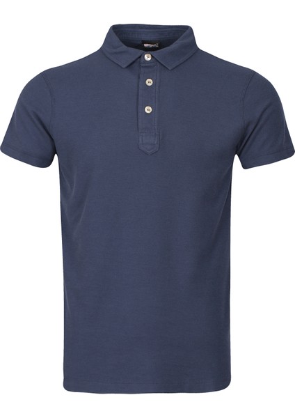 Düz Basic Polo Yaka Erkek Tişört 20817 S