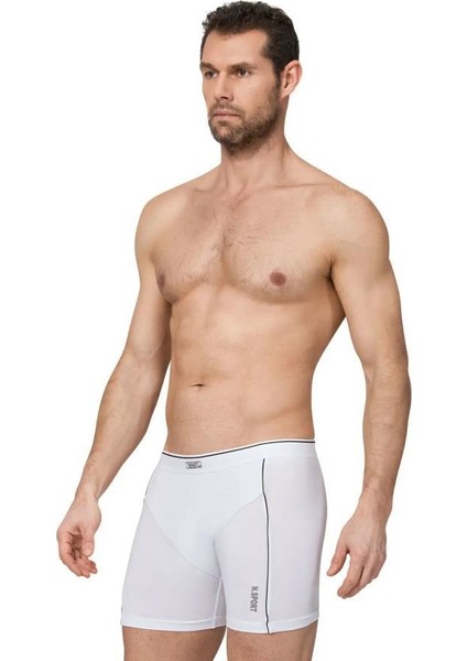 Erkek Modal Pamuk Boxer (BIYELI)-197