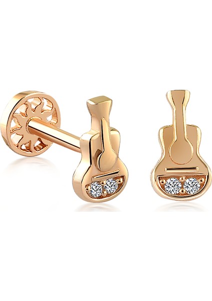 Yapar Jewellery 14 Ayar Altın Gitar Tragus Piercing