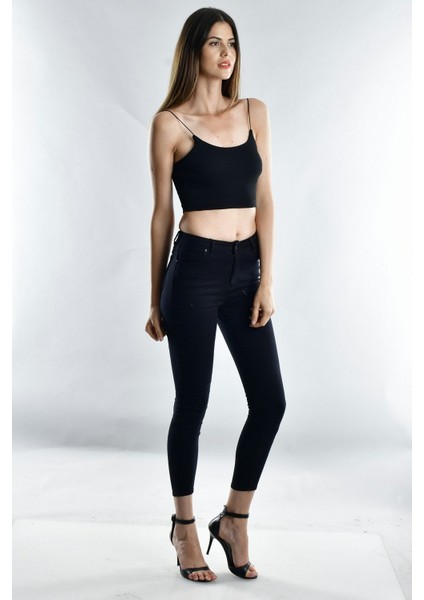 20071973 Kaşkorse Ip Askılı Büstiyer Siyah