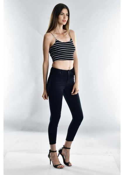 20071973 Kaşkorse Ip Askılı Büstiyer Siyah Beyaz modelleri