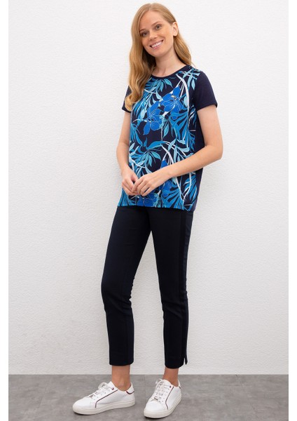Kadın Lacivert T-Shirt 50218063-VR033