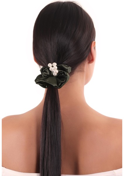 Hahai Kadın Inci Boncuk Detaylı Scrunchie Toka fiyatları