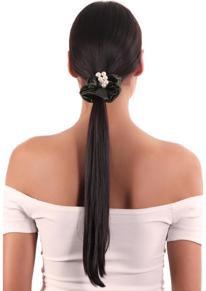 Hahai Kadın Inci Boncuk Detaylı Scrunchie Toka modelleri