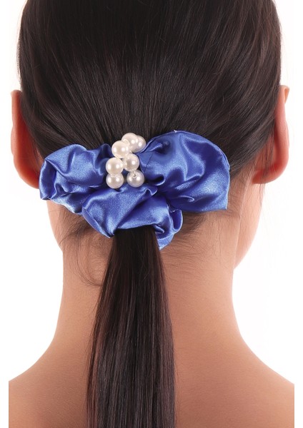 Hahai Kadın Inci Boncuk Detaylı Scrunchie Toka