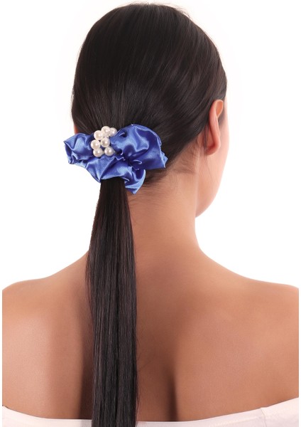 Hahai Kadın Inci Boncuk Detaylı Scrunchie Toka