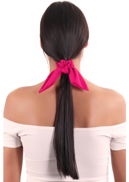 Hahai Kadın Tavşan Kulağı Scrunchie Toka