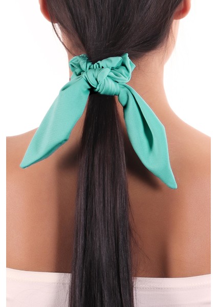 Hahai Kadın Tavşan Kulağı Scrunchie Toka