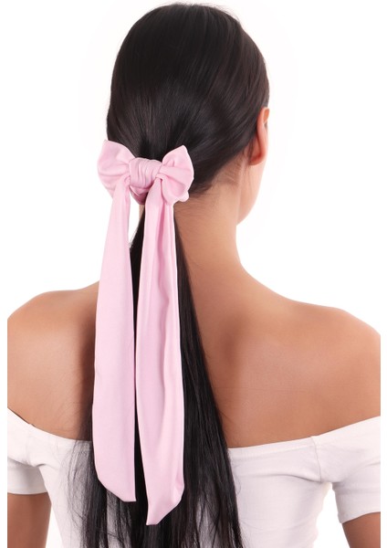 Hahai Kadın Uzun Kurdele Model Scrunchie Toka