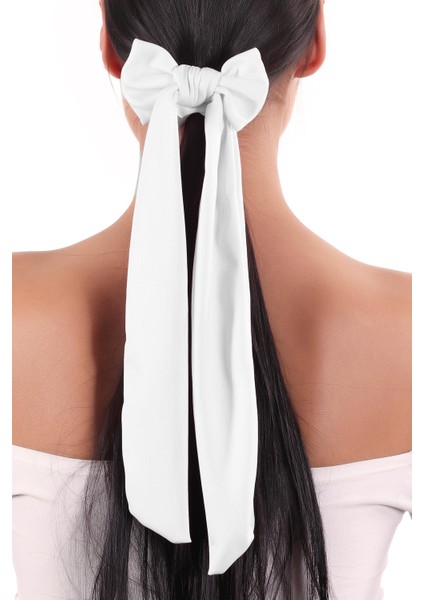 Hahai Kadın Uzun Kurdele Model Scrunchie Toka