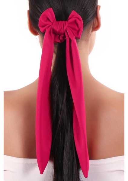Hahai Kadın Uzun Kurdele Model Scrunchie Toka