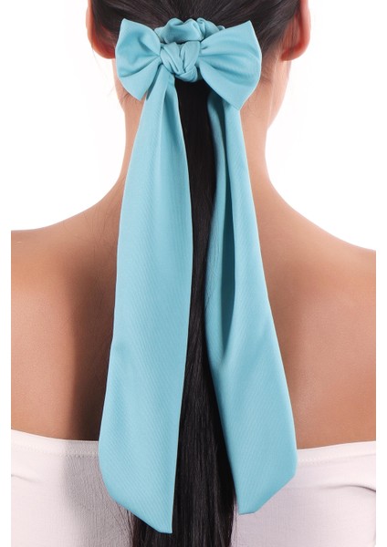 Hahai Kadın Uzun Kurdele Model Scrunchie Toka
