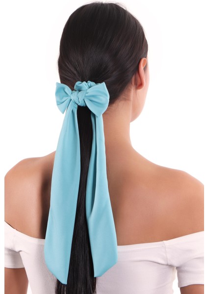Hahai Kadın Uzun Kurdele Model Scrunchie Toka