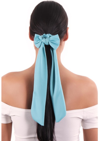 Hahai Kadın Uzun Kurdele Model Scrunchie Toka