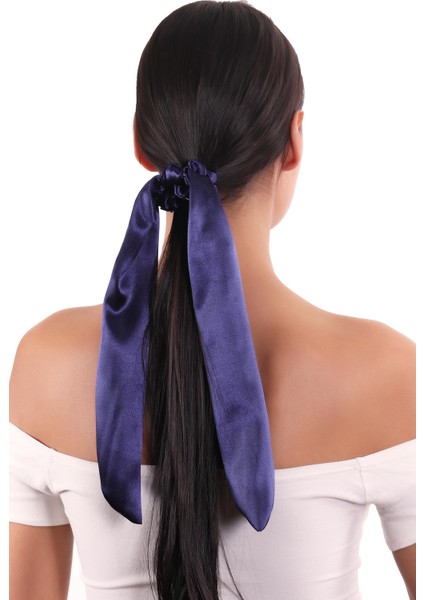 Hahai Kadın Uzun Kurdele Model Saten Scrunchie Toka fiyatları