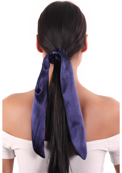 Hahai Kadın Uzun Kurdele Model Saten Scrunchie Toka modelleri