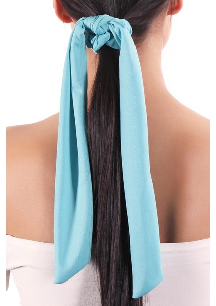 Hahai Kadın Uzun Kurdele Model Scrunchie Toka