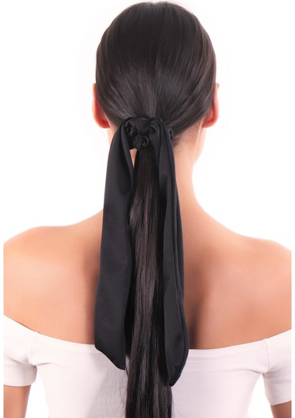 Hahai Kadın Uzun Kurdele Model Scrunchie Toka