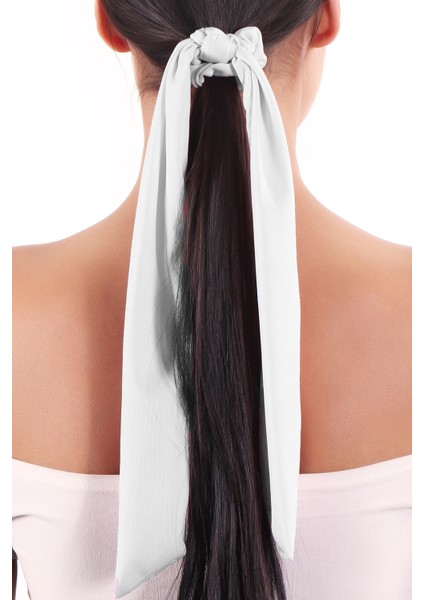 Hahai Kadın Uzun Kurdele Model Scrunchie Toka