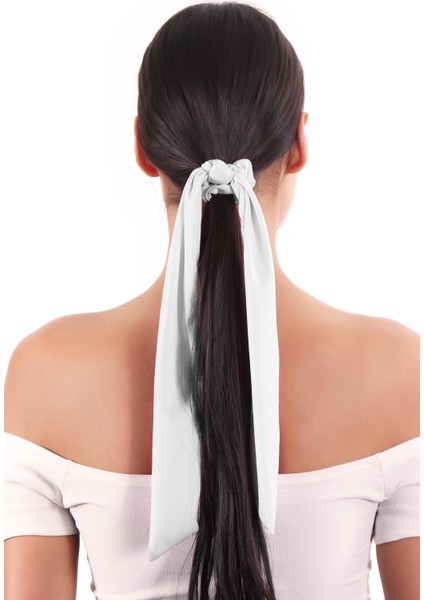 Hahai Kadın Uzun Kurdele Model Scrunchie Toka