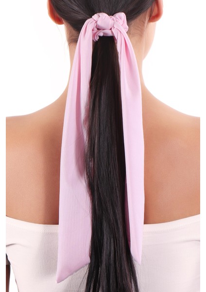 Hahai Kadın Uzun Kurdele Model Scrunchie Toka