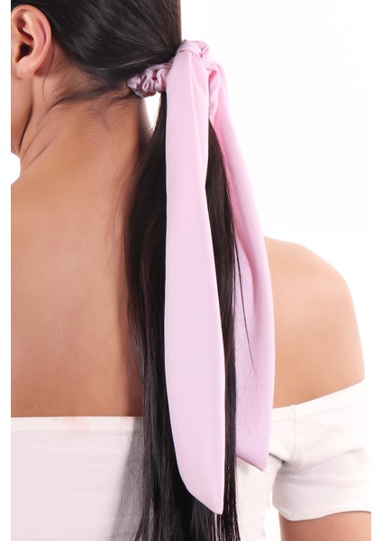 Hahai Kadın Uzun Kurdele Model Scrunchie Toka