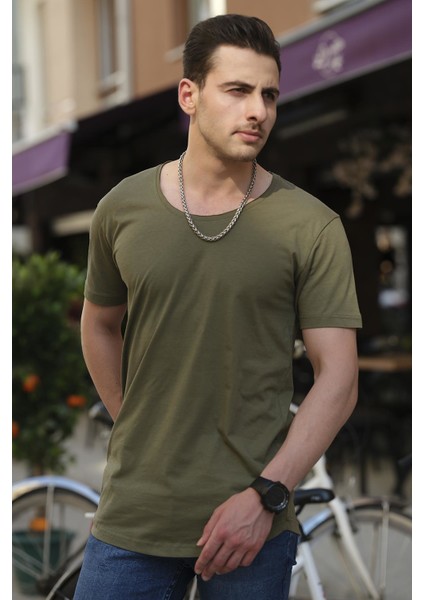 Crash Açık Yaka Slim Fit T-Shirt fiyatları