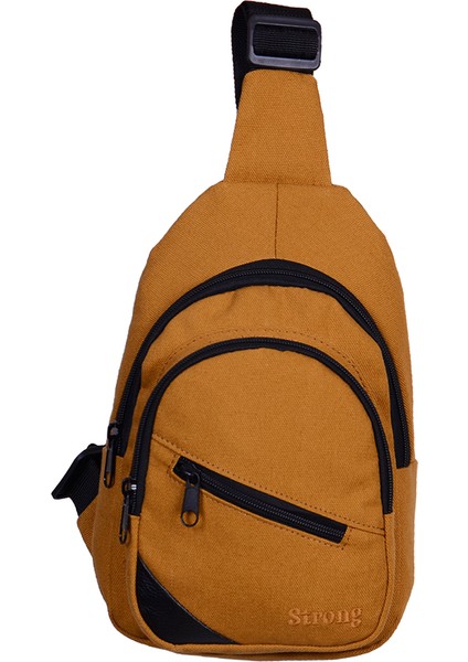 Strong Kanvas Çapraz Askılı Göğüs ve Sırt Çantası Body Bag Çanta STR04