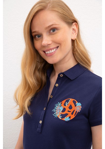 Kadın Lacivert T-Shirt 50220589-VR033