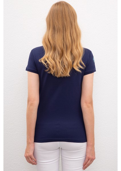 Kadın Lacivert T-Shirt 50220589-VR033