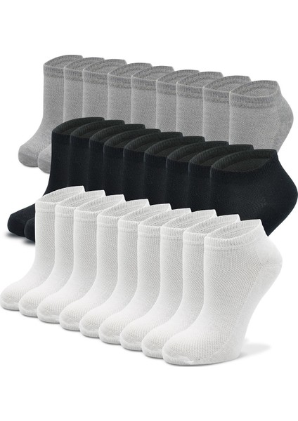 27'li Unisex Pamuk Spor Patik Çorap