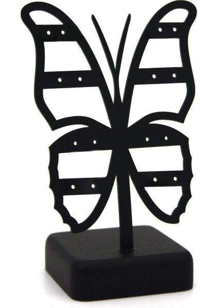 8'li Kelebek Metal Kuyumcu Vitrin Küpelik Takı Aksesuarı