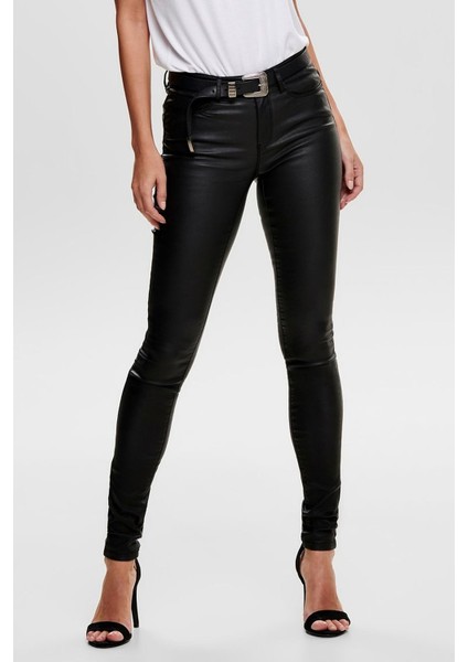 15151791 Kadın Onlanne K Mıd Waıst Coated Jeans Noos Denim Pantolon 20Y