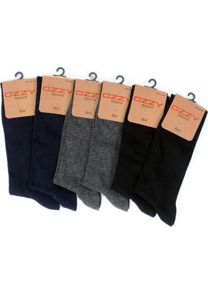 Ozzy Socks 6'lı Viskon Dikişsiz Erkek Soket Çorap