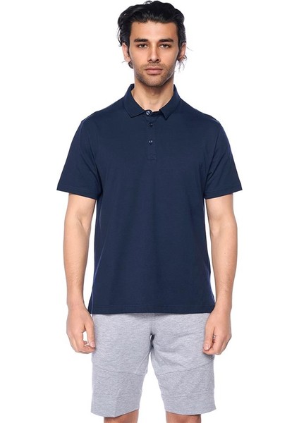 Lacivert Dge11458 Polo Yaka T-Shirt-Lc