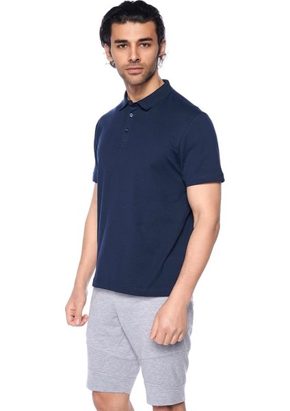 Lacivert Dge11458 Polo Yaka T-Shirt-Lc