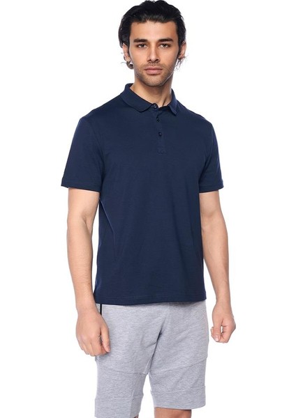 Lacivert Dge11458 Polo Yaka T-Shirt-Lc