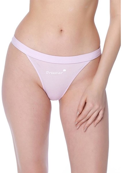 Lila Pamuklu Dreamer Baskılı Brıef Slip