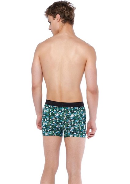 Siyah - Yeşil Compact Yapboz Boxer
