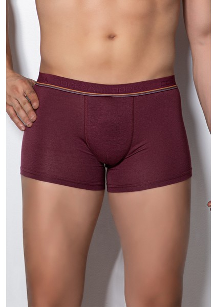 Erkek Boxer Bordo 2'li Paket