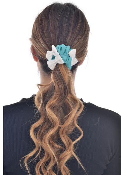 Hahai Kadın Çoklu Fiyonklu Scrunchie Toka