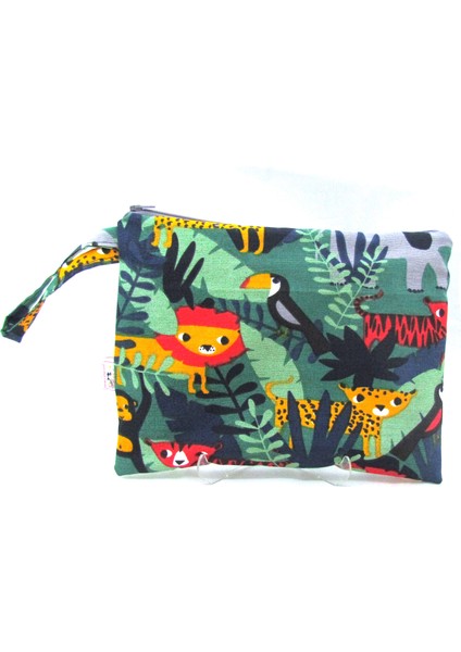 El Yapımı Clutch Çanta Jungle