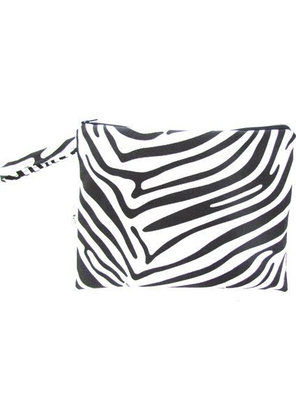 El Yapımı Clutch Çanta Zebra