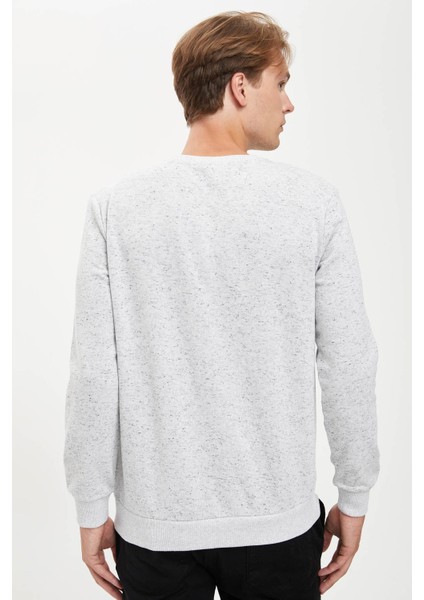 Slim Fit Bisiklet Yaka Hayvan Desenli Uzun Kollu Sweatshirt R8556AZ20AU indirimleri
